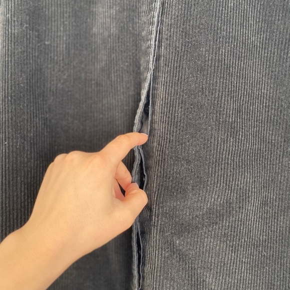 COS Loose-Fit Corduroy 100% Cotton Shirt Jacket Sz 2 Black Oversized Fall Staple - Picture 8 of 11